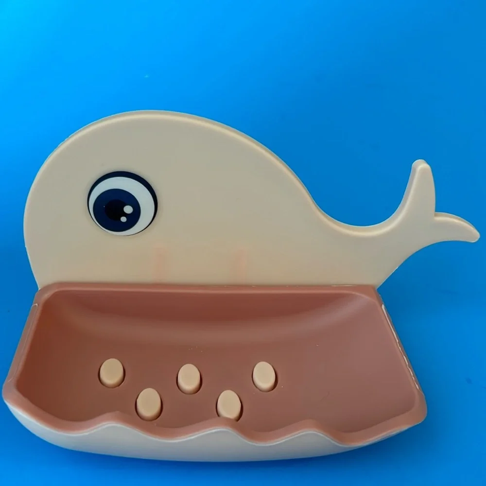 ♥️ Pink Salty Whale 🐳 Soap Dish
